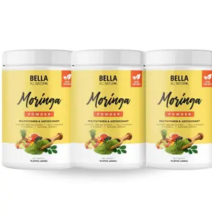 3 Pack  Bella All Natural Moringa Powder