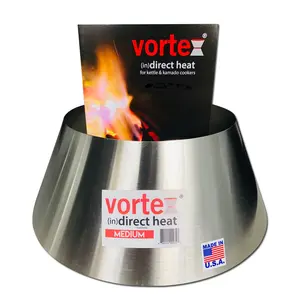 Vortex (in)direct Heat Charcoal Grill Accessory for Weber Kettle, Big Green Egg - PERFECT Seared Steak and AMAZING Crispy Wings