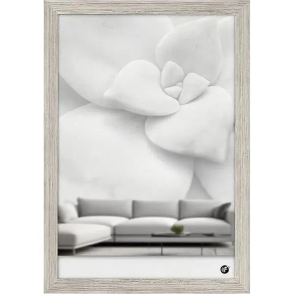 12x18 in Engineered Wood Photo Frame - Driftwood Finish Wall Display Frame with Polished Plexiglass, Reusable Protective Cover, Lightweight Durable Design for Vertical-Horizontal Hanging, Artwork Decor
