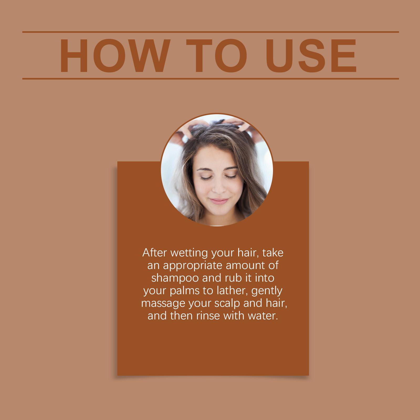 Hoegoa 3-in-1 Nourishing Hair Shampoo with Batana Rosemary Onion for Cleansing Nourishing Moisturizing and Softening Hair 118ml