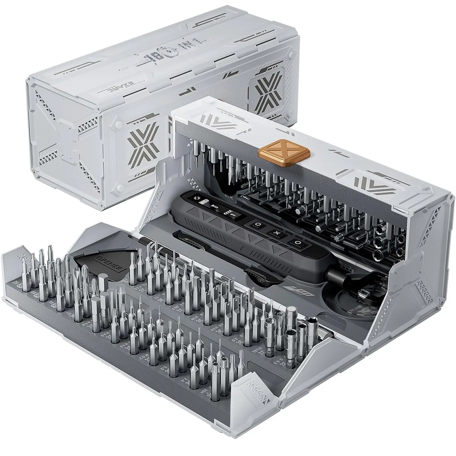180-in-1 Electric Screwdriver Kit w/ 3-Speed Torque Control, Hardened CRV Bits, Ergonomic Grip - Precise Multi-Tool for Furniture Assembly, Electronics Repair, Auto Maintenance & Industrial DIY