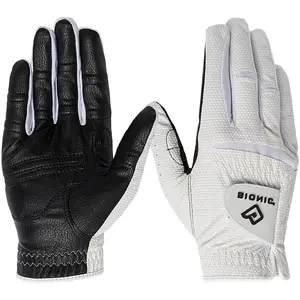 Bionic Men's Right Hand Relax Grip 2.0 Golf Glove - Black