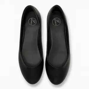 Classic Pointed Toe Flats – Women’s Comfortable Slip-On Shoes for Work & Casual Wear Black