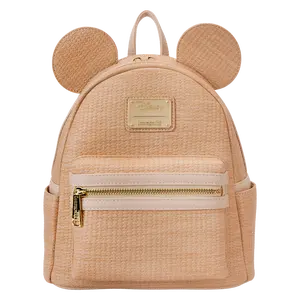 Mickey Mouse Woven Texture Mini Backpack