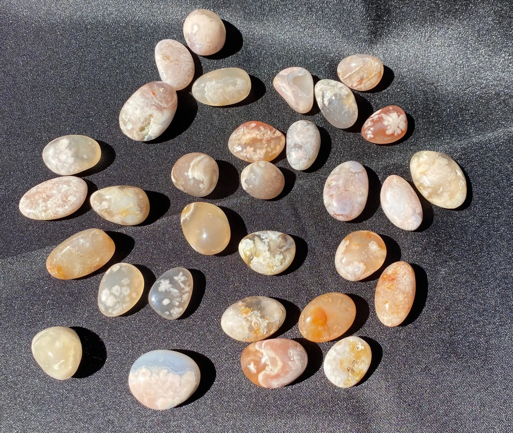 Flower Agate Tumble