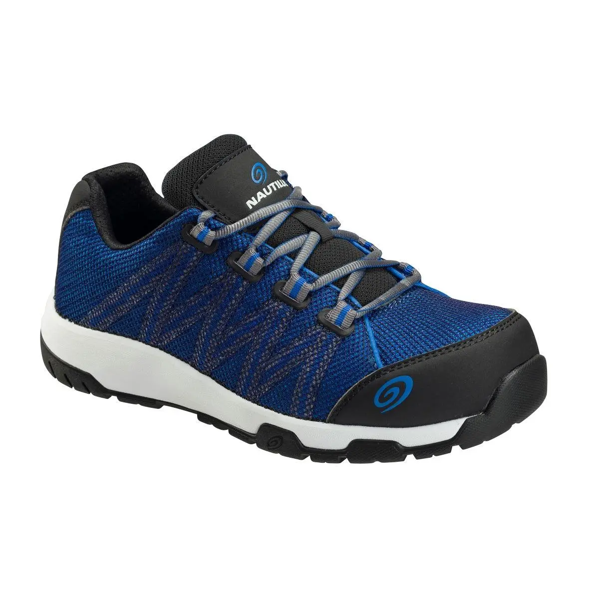 Men's Nautilus Accelerator Carbon Toe ESD Work Shoe - Blue/Black, Slip-Resistant, Athletic-Style Safety Footwear