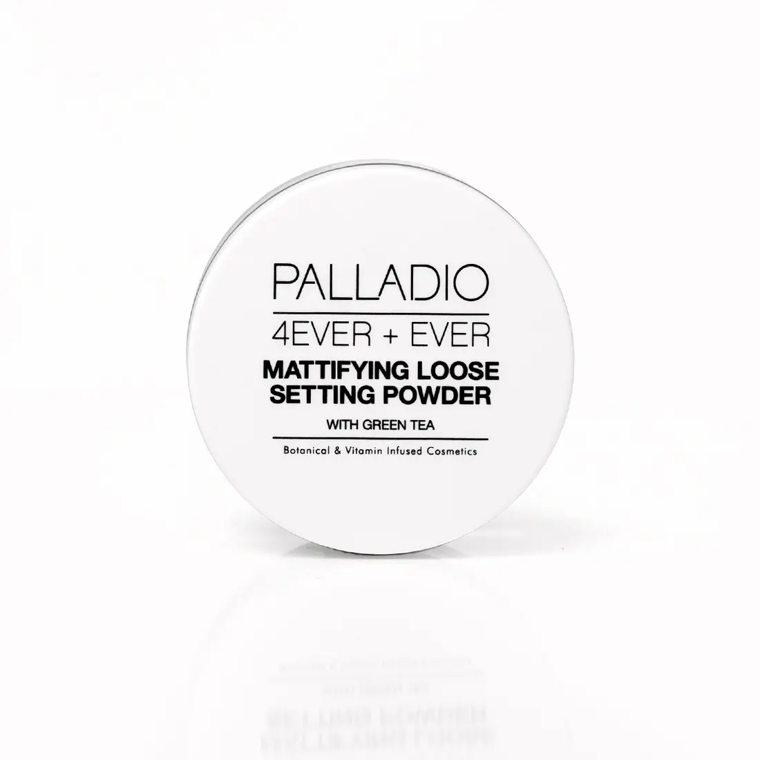 Palladio 4Ever + Ever Mattifying Loose Setting Powder with Green Tea Botanical & Vitamin Infused Cruelty-Free Makeup
