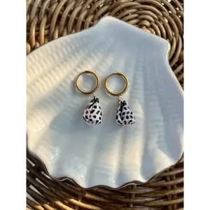 Hebrew Cone Shell Earrings