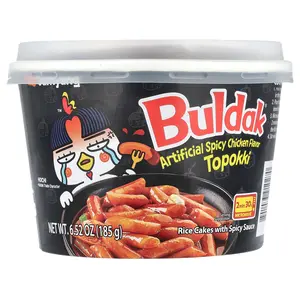 Buldak Topokki, Rice Cakes, Spicy Chicken, 6.52 oz (185 g) Buldak Topokki, Rice Cakes, Spicy Chicken, 6.52 oz (185 g)