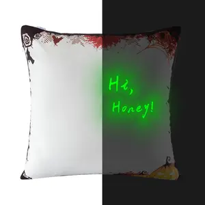 Don’t just sleep on it… Draw on it!  Glow-in-the-dark pillowcase + flashlight = your new favorite night routine | Ships from USA