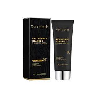 West&Month Niacinamide Vitamin C Tone-Up Cream - Brightens Skin & Evens Tone - Natural Concealer Beauty Cream.Body Glaze 100g/3.53oz