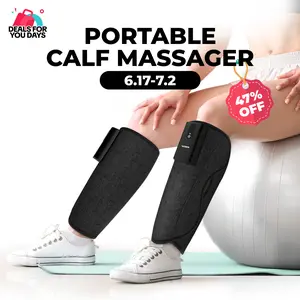 CINCOM Wireless Portable Leg Massager with Calf Airbags, Customizable Modes, Adjustable Intensity Levels - Portable Muscle Massagers, Self Care Products, Women's Relaxation Gifts [SummerVibes]