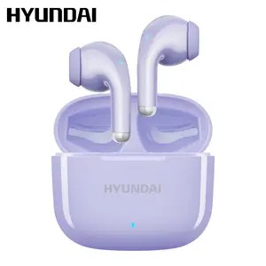 HYUNDAI LP40 Pro In-Ear Wireless Headphones with 2025 Bluetooth 6.0, Master-Slave Switching, High-Resolution Audio, Noise-Free Clarity, Comfortable Fit, Electronic Headset Earbuds for Music & Phone Calls