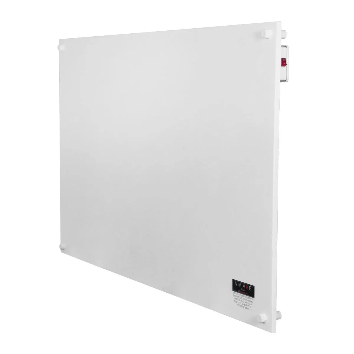 600W Electric Convection Room Heater for Bedroom, Living Room, Kitchen, Office, Nursery