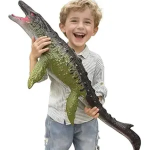 Large Dinosaur Toys - 32" Mosasaurus Soft Dinosaur Toys for Kids Ages 3-5, Large Inflatable Dino for Boys and Girls, Toddler Party Favors and Birthday Gifts
