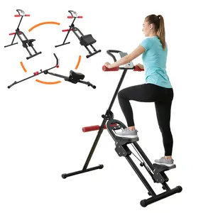 Stair Stepper with Handlebar for Full-Body Workout, 220LBS Capacity,  Compact Cardio Climber Exercise Machine with Adjustable Pedals, Multi-functional Vertical Climber, OutdoorFun for Home Gym