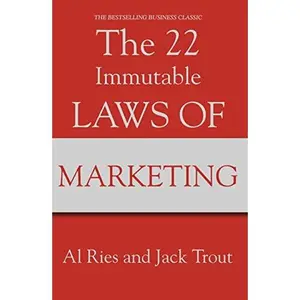 USED Book - The 22 Immutable Laws of Marketing by Al Ries (Paperback) - english