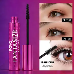Natural Curling Mascara, Waterproof & Sweatproof, Long-Lasting 24h, Soft & Non-Streaky, 5D Silk Fiber, Daily Use Eyelash Makeup