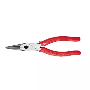 8 in. Long Needle Nose Pliers Comfort Grip Hand Tool