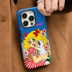 Cartoon Candy Phone Case with Matte Texture, Durability, Shockproof & Stylish Protection - Compatible with iPhone 17 17Air ,16, 15, 14, 13, 12, 11, 8, 7, Plus, Pro, Max, Ideal Birthday Present for Friends