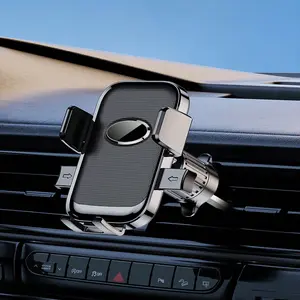 Car Phone Holder Mount, Dashboard & Air Vent Compatible, Abs Material, Waterproof Design, Universal Fit for All Smartphones