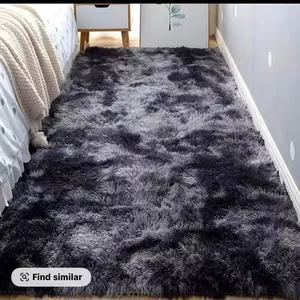 Durable Soft Fluffy Solid Color Carpet for Home Decor & Comfort Rug