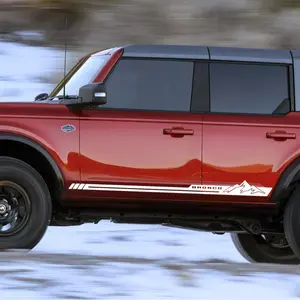 2021-2022 BRONCO SIDE STRIPES Vinyl Graphics Decals 4 Door SUV