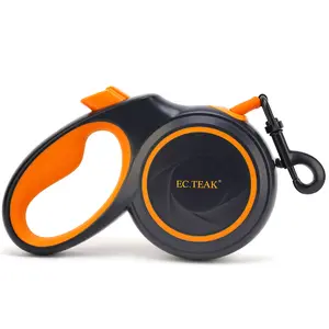 16 FT Retractable Dog Leash, Great Leash Retractable for Small/Medium/Large Dogs up to 110 lbs, Strong Nylon Tape, Tangle Free, One-Hand Brake