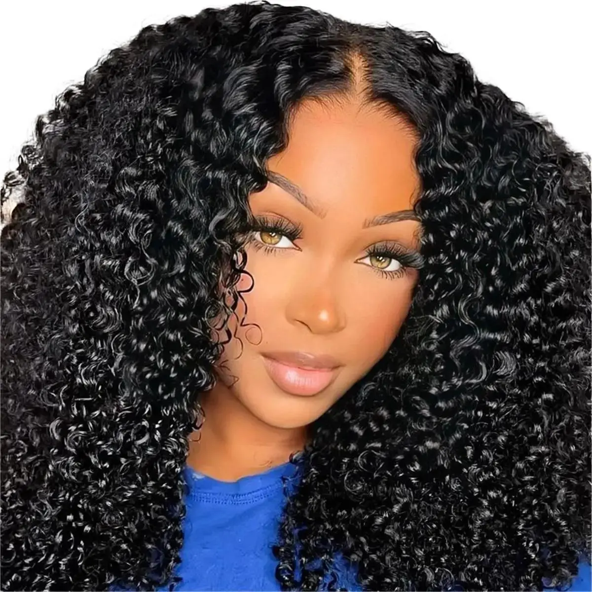 [Clearance Sale] BGMgirl Kinky Curly 6*4 Wear Go Glueless Pre Bleached Knots 180% Density Pre Plucked Pre Cut HD Lace Closure Glueless Human Hair Wig #SummerWins #DealsForYouDays