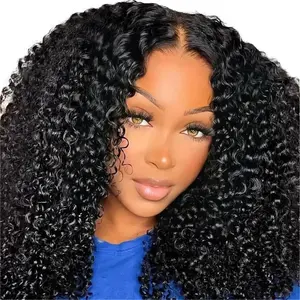[Clearance Sale] BGMgirl Kinky Curly 6*4 Wear Go Glueless Pre Bleached Knots 180% Density Pre Plucked Pre Cut HD Lace Closure Glueless Human Hair Wig TikTokShopBlackFriday