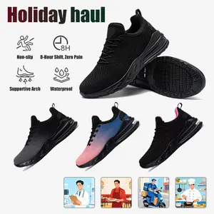 Non-slip Nurse Sports Shoes, waterproof work shoes, breathable, comfortable and safe outdoor shoes, no fatigue for long-term standing, suitable for nurses, waiters, outdoor sports TikTokShopBlackFriday