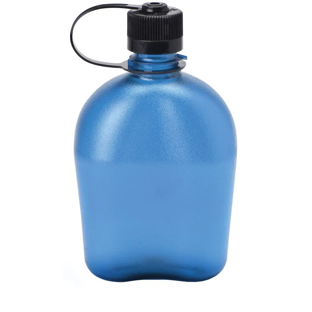 Nalgene 342671 32 oz Oasis Sustain Canteen Water Bottle, Blue