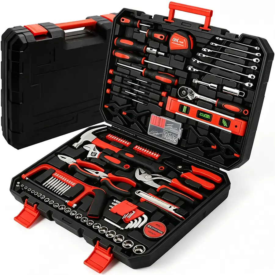 Home Repair Tool Kit - 158 Piece General Home/Auto Repair Tool Set, General Mechanic Tool Set, General Household Tool Kit, Perfect for Homeowner, Diyer, Handyman
