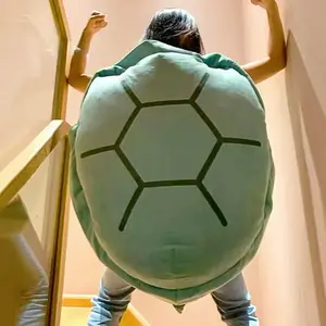 "FLASH SALE ALERT" 40 Inch Wearable Turtle Shell Pillows,Tortoise Plush Pillow Stuffed Animal Costume Toy Funny Dress Up,Creative Gifts for Boys and Girls