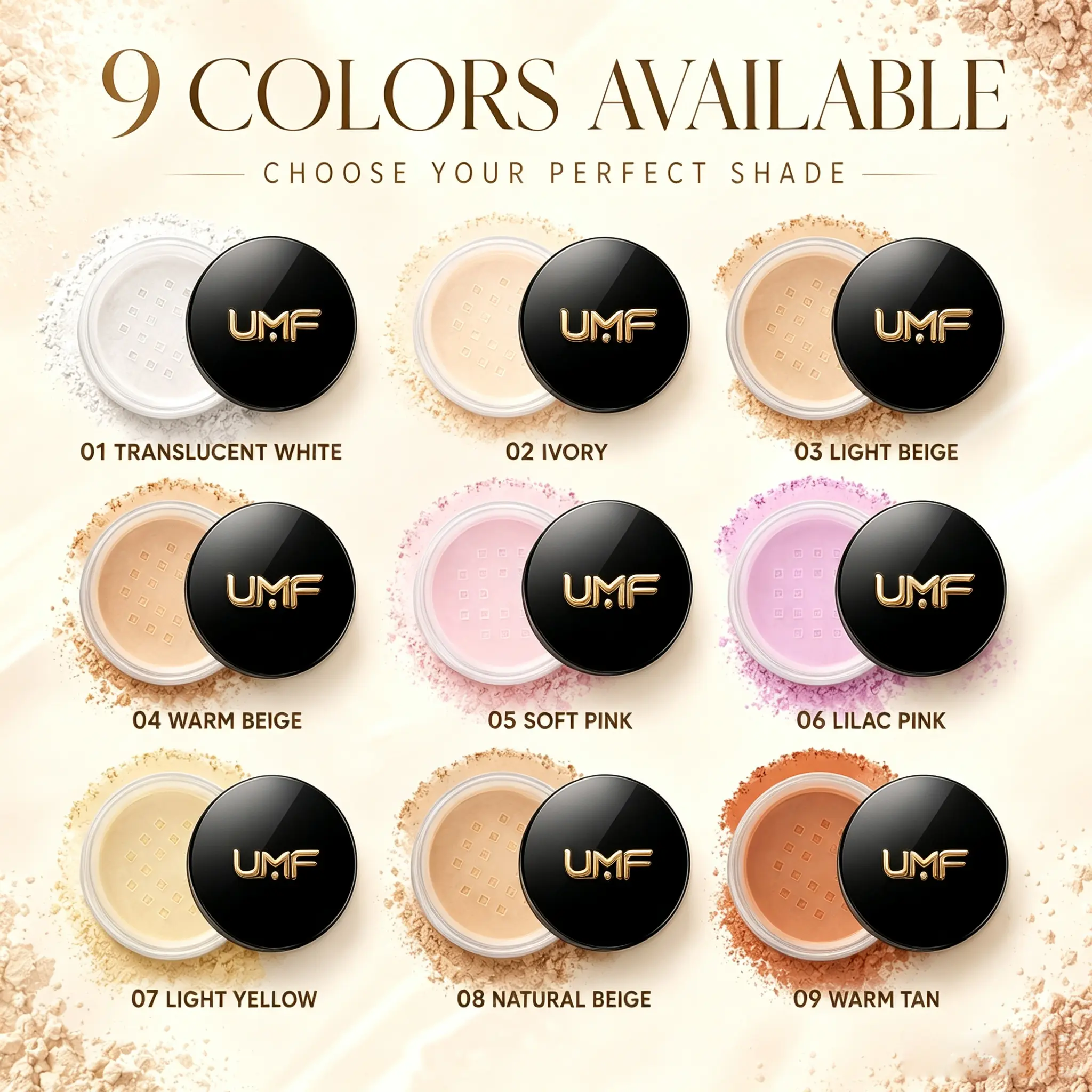 Matte Blurring Loose Finishing Powder, 16-Hour Transparent Shine Control Cosmetic with a Silky Smooth Touch for All Skin Types - Honey Cocoa, 16‑Hour No Shine, Airbrush Flawless Matte Powder