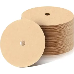 300 count Percolator Coffee Filters, 3.5in Disc Coffee Filters,  Unbleached Filter Coffee, Disposable Coffee Filters for Percolator Coffee Pot and Flat Bottom Basket