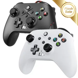 9.8Ft Wired Gaming Controller 2Pack,PC Game Controller Joystick with Dual-Vibration Turbo and Trigger Buttons for Windows PC/ Steam/ Android TV Box