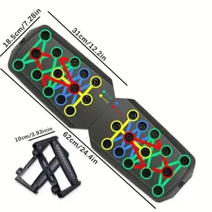 Push Up Board Fitness, Portable Foldable 28 in 1 Push Up Bar at Home Gym, Pushup Handles for Floor,Professional Strength Training Equipment For Man and Women, Home Exercise Equipment