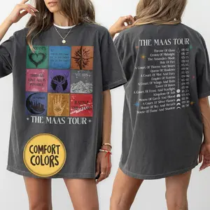 2-Sided,Sarah J. Maas Eras Tour Shirt, The Mass Tour Digital Download, Acotar Shirt, Crescent City Merch, Throne Of Glass Merch File, SJM Fan Apparel