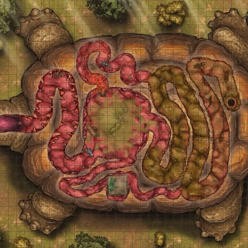 Turtle Dungeon Module with Maps - Galapamoth the Shelled Destroyer - D&D Dungeons and Dragons