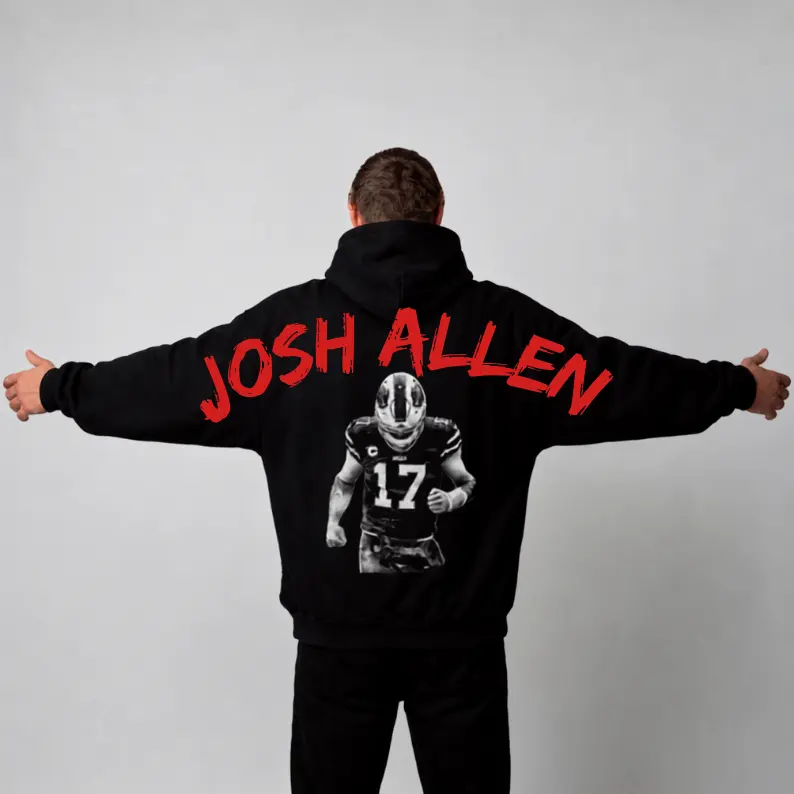 Josh Allen Football Sweatshirt, Buffal0 Crewneck Sweatshirt, Spirit Sweatshirt, Buffal0 Fan Apparel