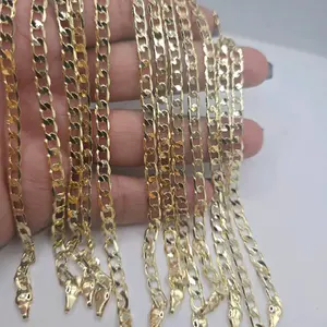 Bracelet fashion style CUBAN 6"inches ( KIDS) gold-plated price for each