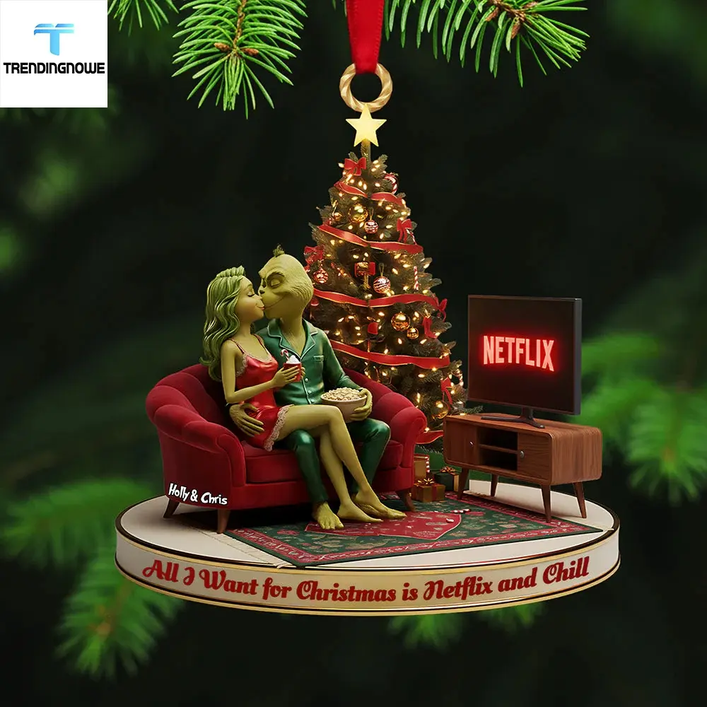 Gr1cH R0m4ntic And Chill 2025 Christmas Ornament Gr1cH R0m4ntic And Chill 2025 Christmas Ornament