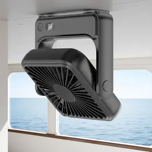 2026 Magnetic Cruise Approved Fan, 5000mAh Ultra-Slim Travel Fan Rechargeable, 4-Speed, Hook Design, Portable Fan for Cruise Ship Cabin, Bedroom Sleeping, Camping, Travel & Cruise Essentials 2026