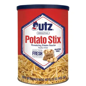 Utz Potato Stix, Original – 15 Oz. Canister – Shoestring Potato Sticks Made from Fresh Potatoes