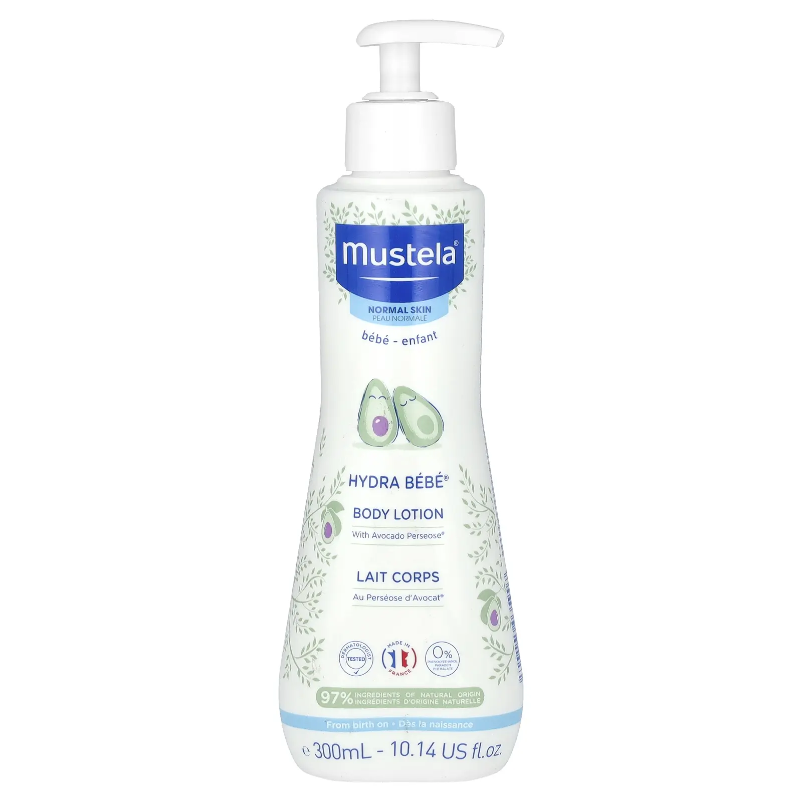 Mustela Baby, Hydra Bebe Body Lotion, with Avocado, 10.14 fl oz (300 ml) Mustela Baby, Hydra Bebe Body Lotion, with Avocado, 10.14 fl oz (300 ml)