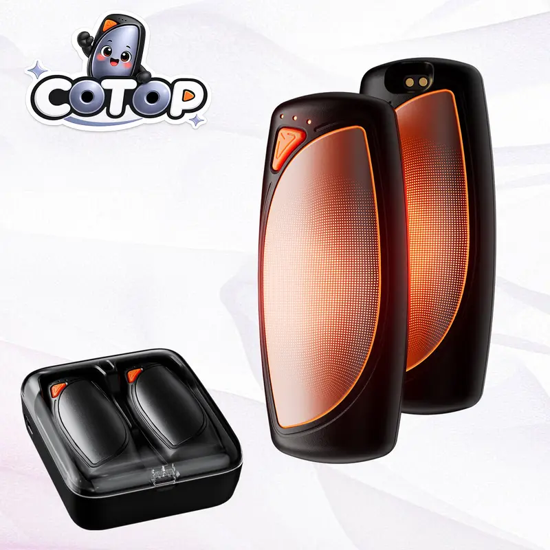 COTOP-Rechargeable 14000mAh Magnetic Electric Hand Warmers 2 Pack, Portable Pocket size, Holiday Gifts for Christmas,Portable Pocket Heater Gifts for Christmas, Outdoor, Golf, Hunting, Camping Accessories Pocket-Sized