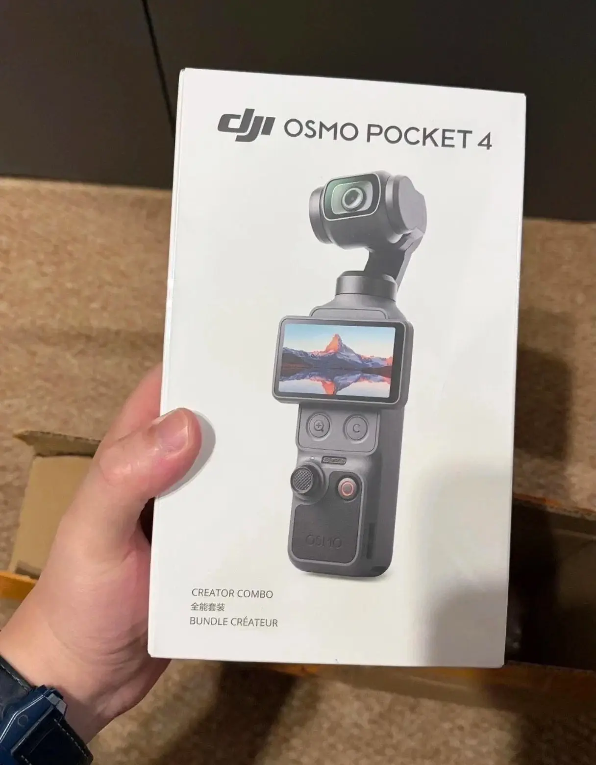 Original DJI Osmo Pocket Four ) Creator Combo Handheld Stabilizer