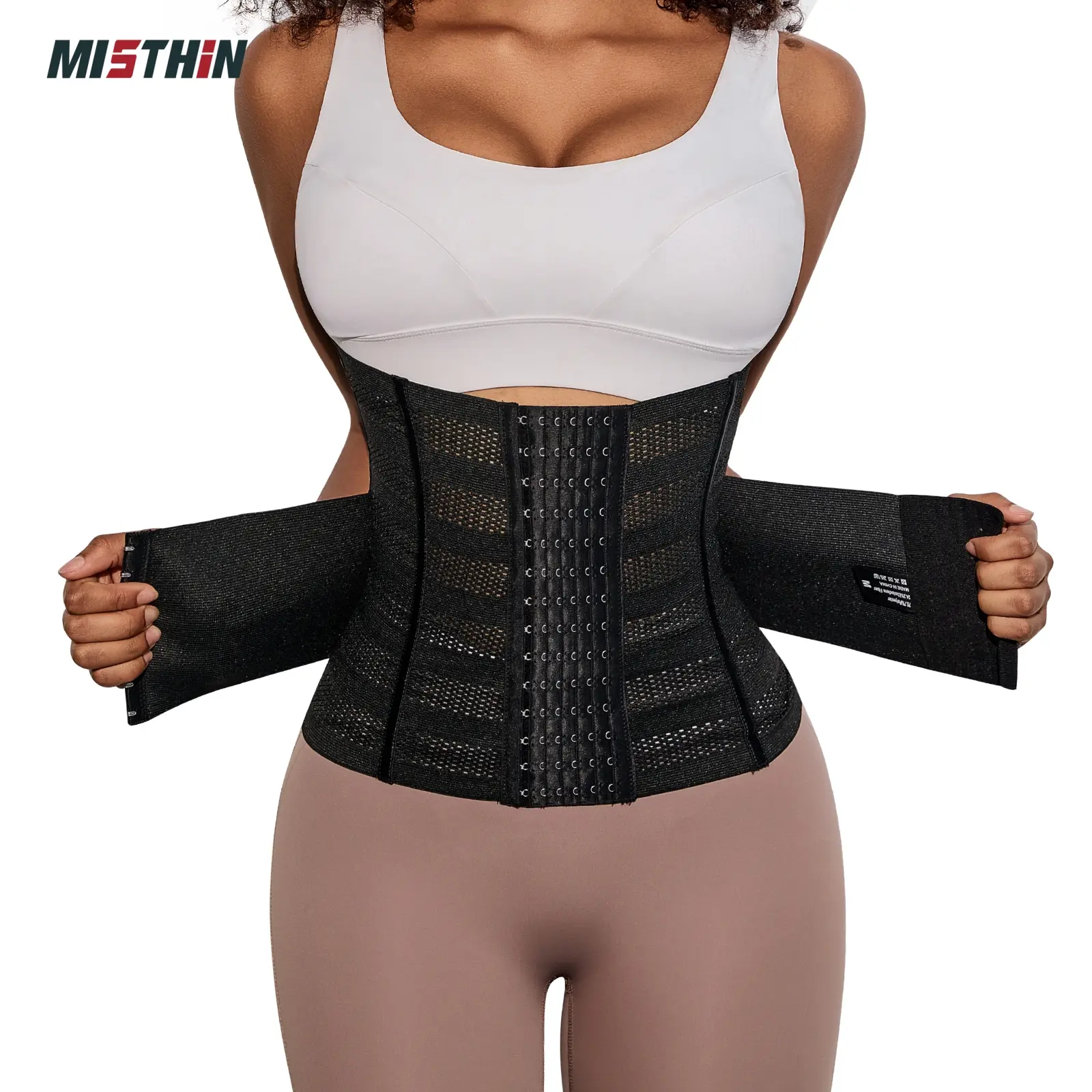 MISTHIN Faja WaistCincher for Women, Shaper for Women, Women's Solid Waist Trainer, Tummy Control Shaper,Womenswear waisttrainer Shapewear Compression Adjustable Women's WaistTrainer, Corset Waist Shaper, Cinched Waist