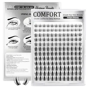 144-Piece Cartoon Eyelash Cluster Set, Fairy & Spiked Lashes, Eye-Catching Extension Kit, Beginner Friendly (8-14mm), Solid Form, Eyelash Extensions